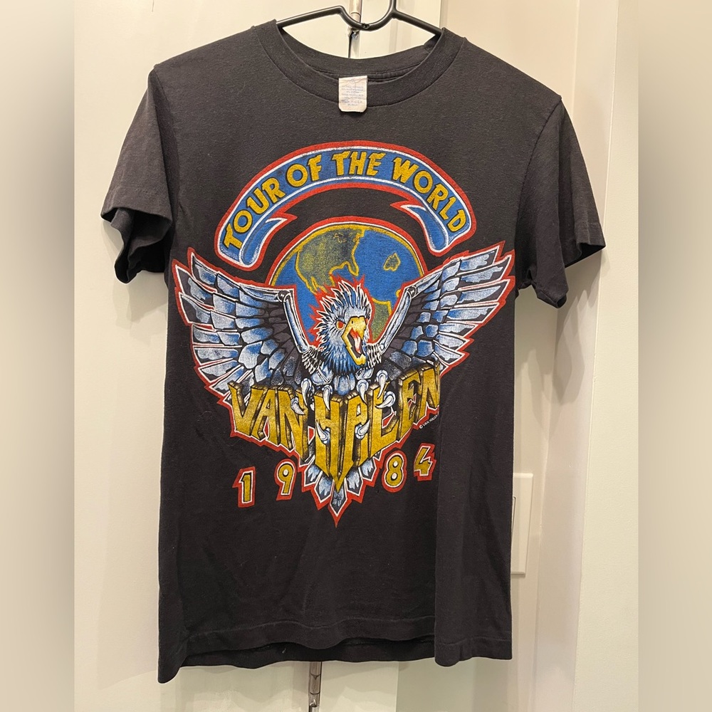 Vintage Van Halen Original Tour of 84 shirt!😎⚡️